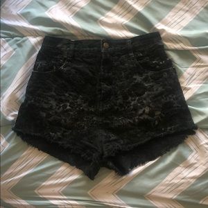 Free People High Waisted Shorts